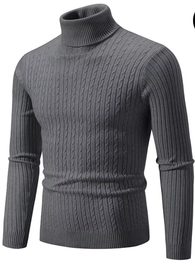 Warmer Strickpullover mit Rollkragen - ENZO