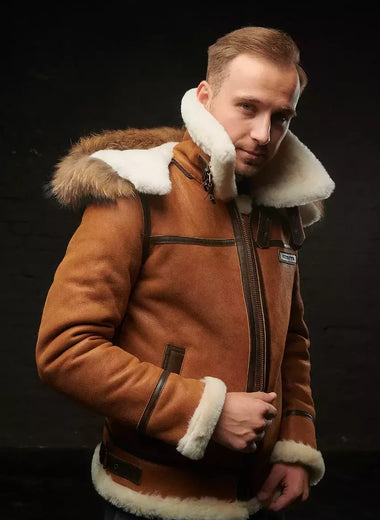 AIDEN - Nordische Luxus-Winterjacke mit Kapuze für Männer